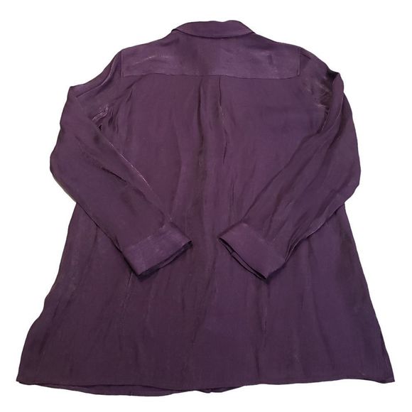 Chico's Long Sleeve Button Down Shirt Women's Size 0 / Conventional Size XS - Picture 4 of 8